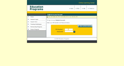 Desktop Screenshot of elearning.educationprograms.com