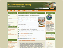 Tablet Screenshot of haccptraining.educationprograms.com